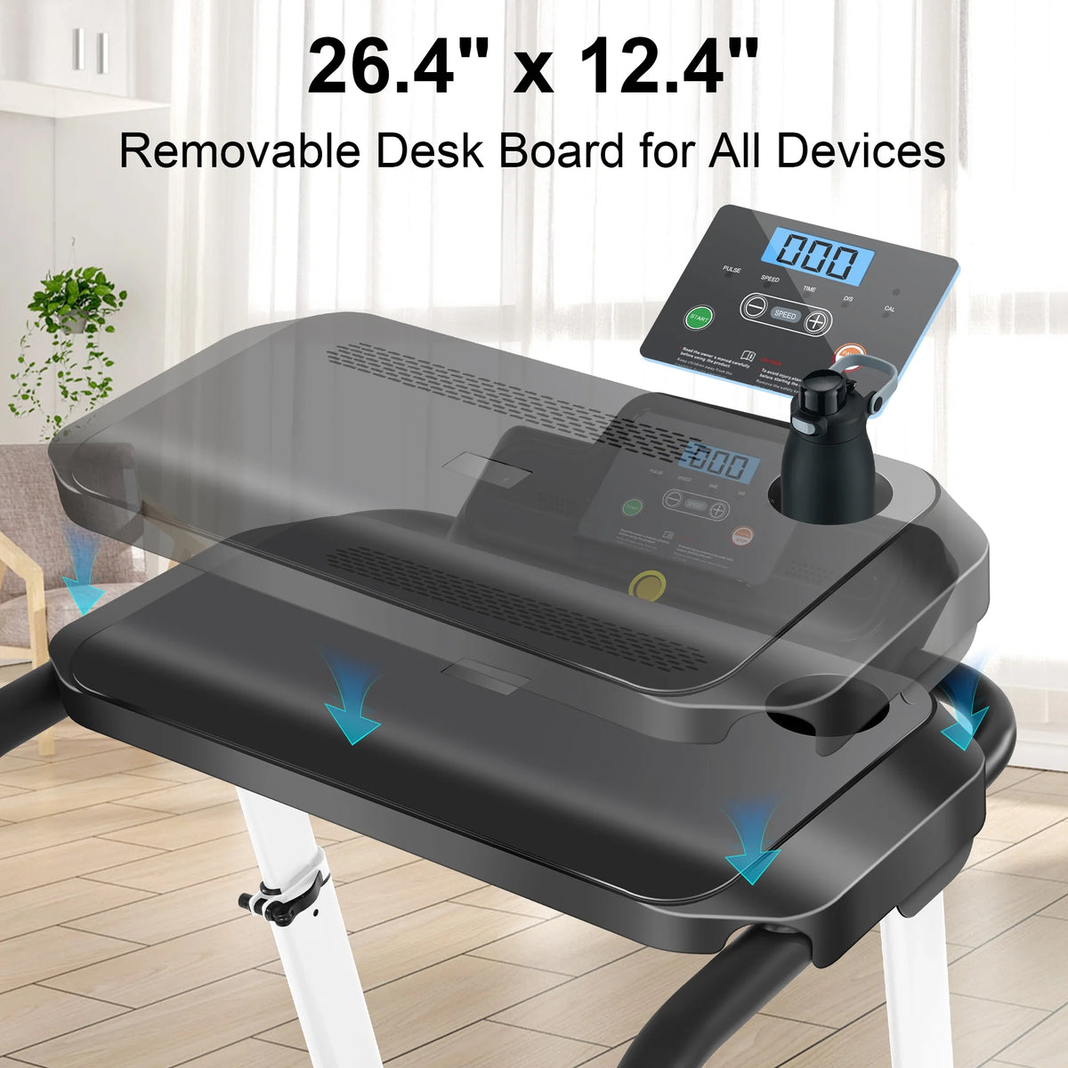 2.5 HP Portable Folding Treadmill with Incline V502539