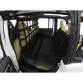 Black 4×4 Pet Divider with Hammock and Door Protectors O7916
