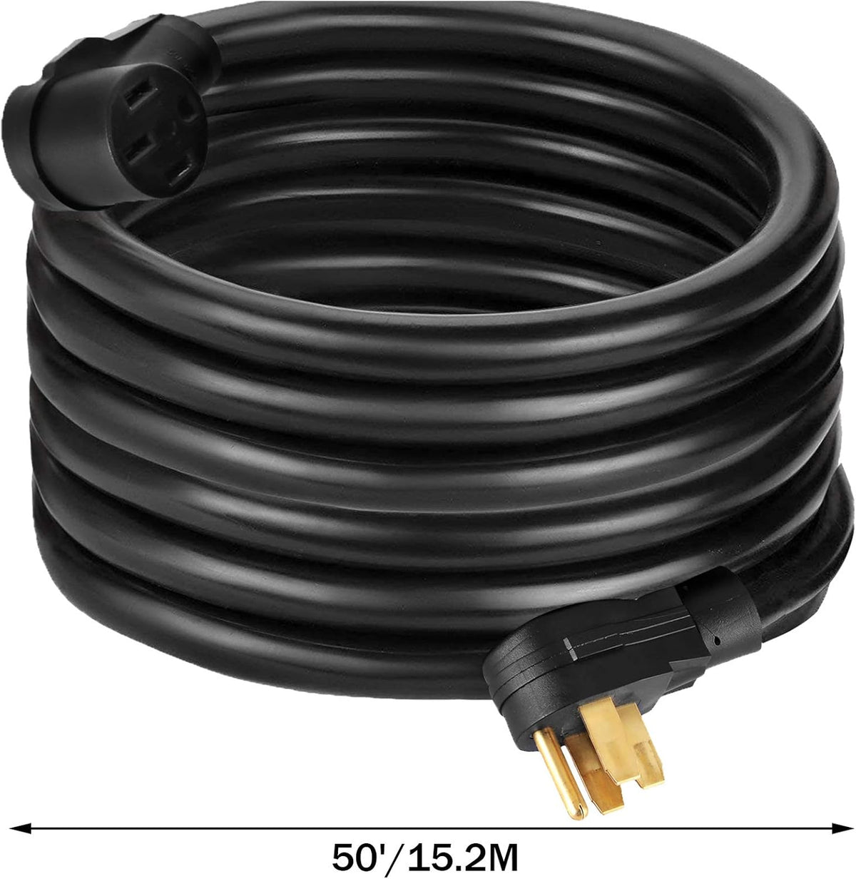 50Ft 40 Amp RV Extension Cord Copper Wire S3277