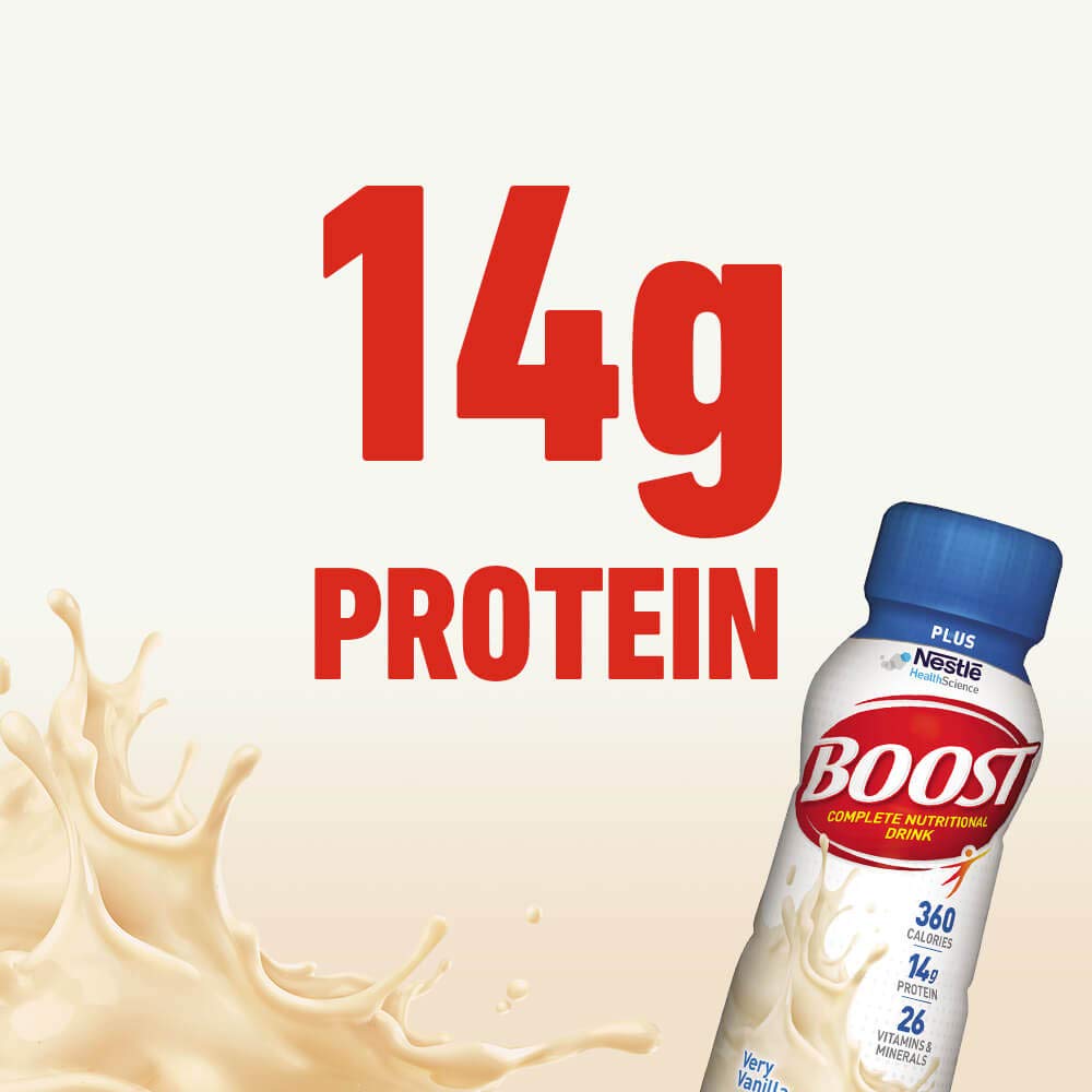 Very Vanilla 8 fl oz Bottle 12 Pack Nutritional Drink G1710