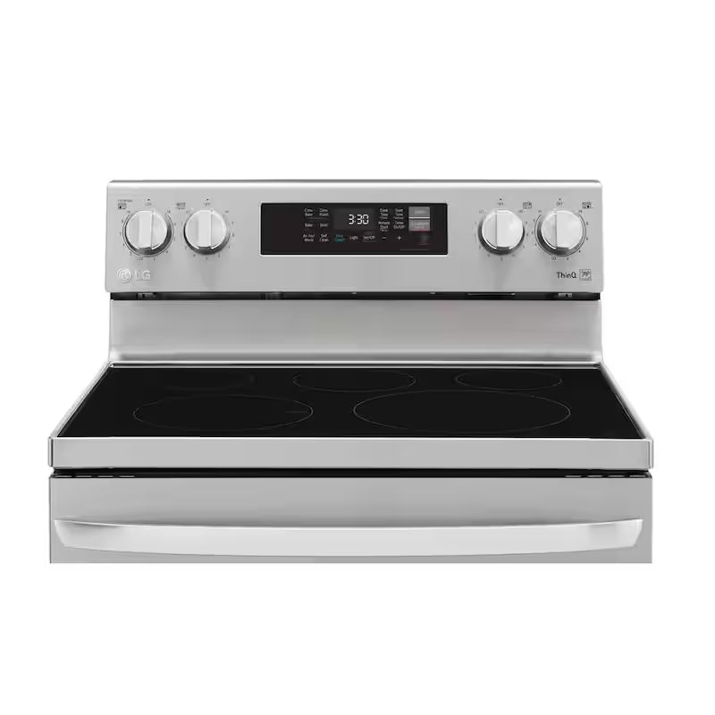 6.3 cu. ft. Smart Wi-Fi Fan Convection Electric Range with AirFry Stainless Steel U10362
