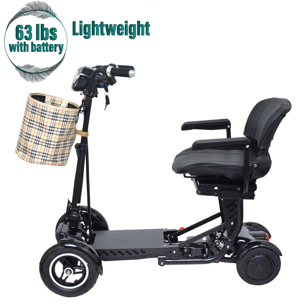 4 Wheel Foldable Powered Mobility Scooter with Seat K77634