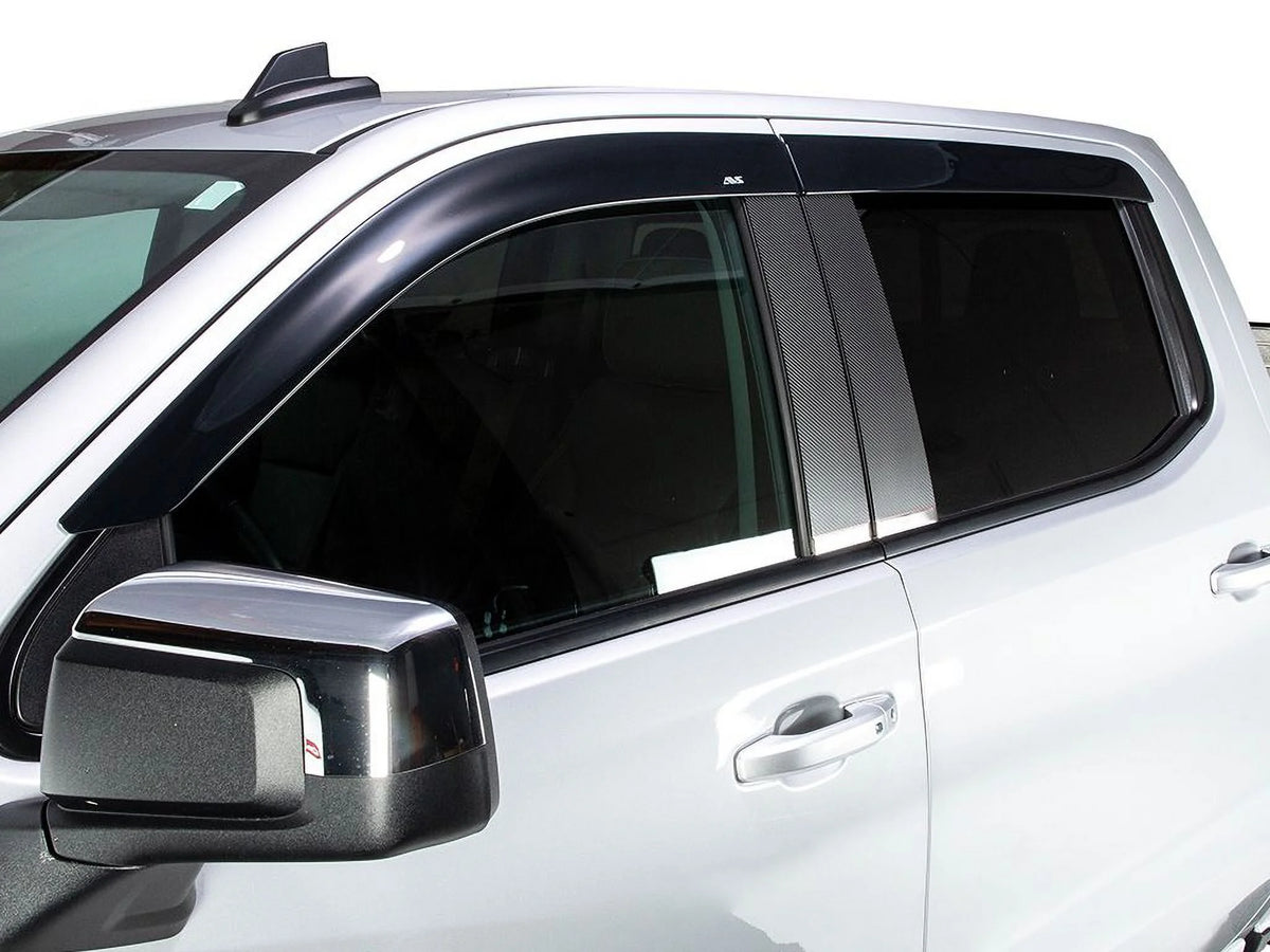 4-Piece Dark Smoke Ventvisor Side Window Deflector L24426