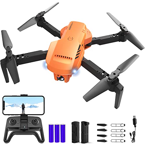 Drone with Camera 1080P HD, FPV Foldable Drone with Carrying Case, 2 Batteries, 90° Adjustable Lens L231