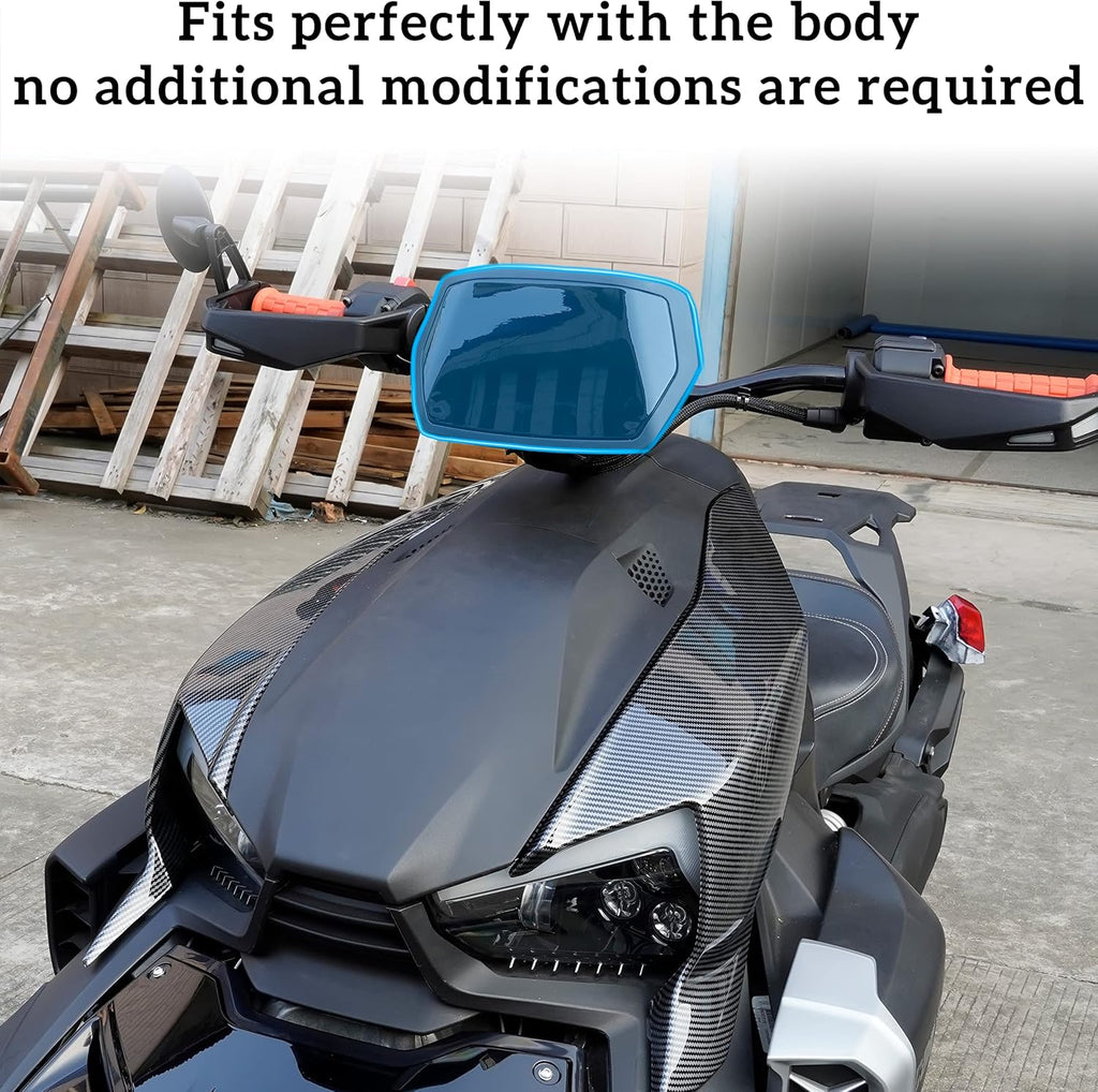 Black Gauge Spoiler Kit for Can-Am Ryker (1PCS, Pack of 2) T991