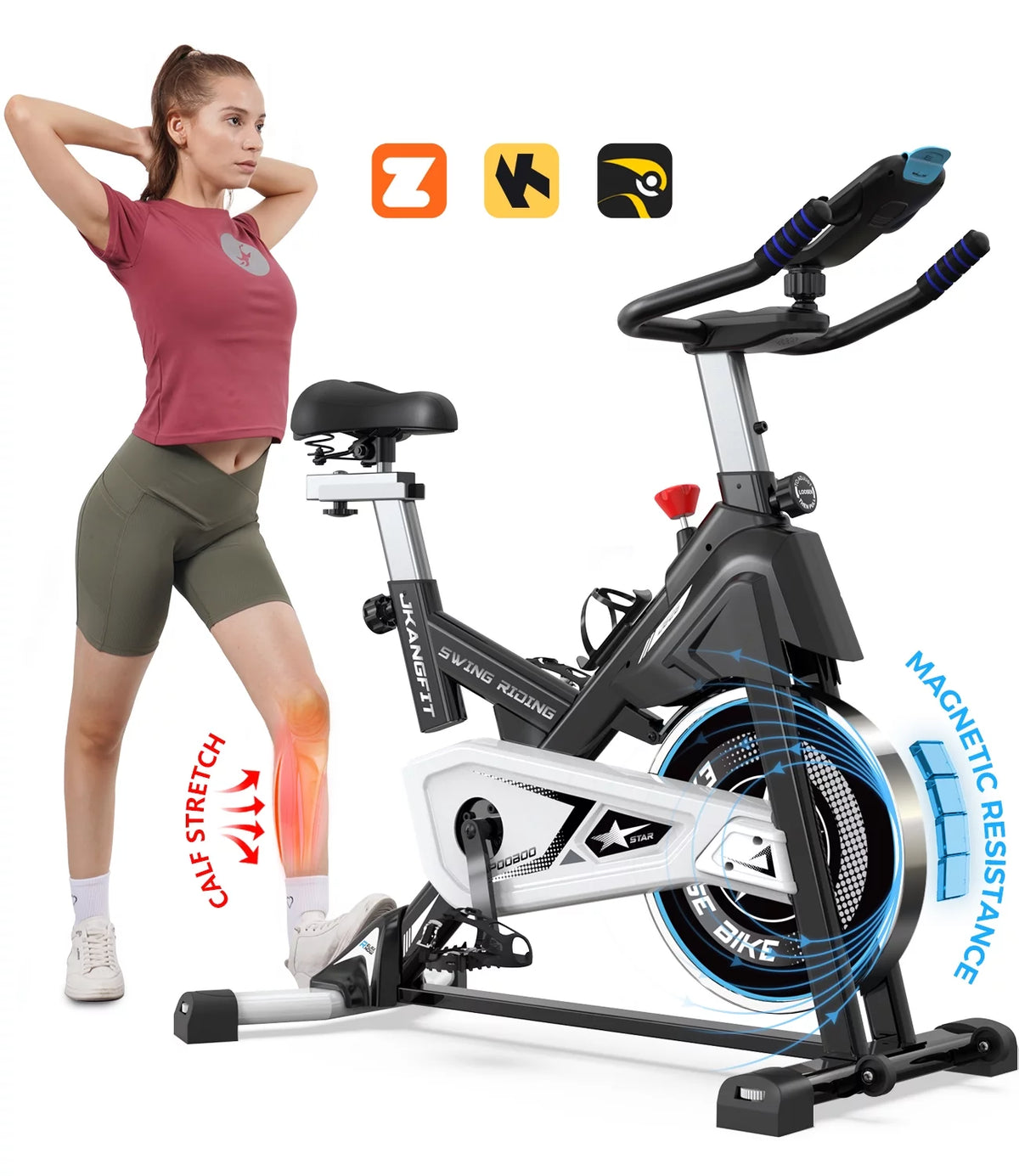 Bluetooth Magnetic Exercise Bike Stationary G73321