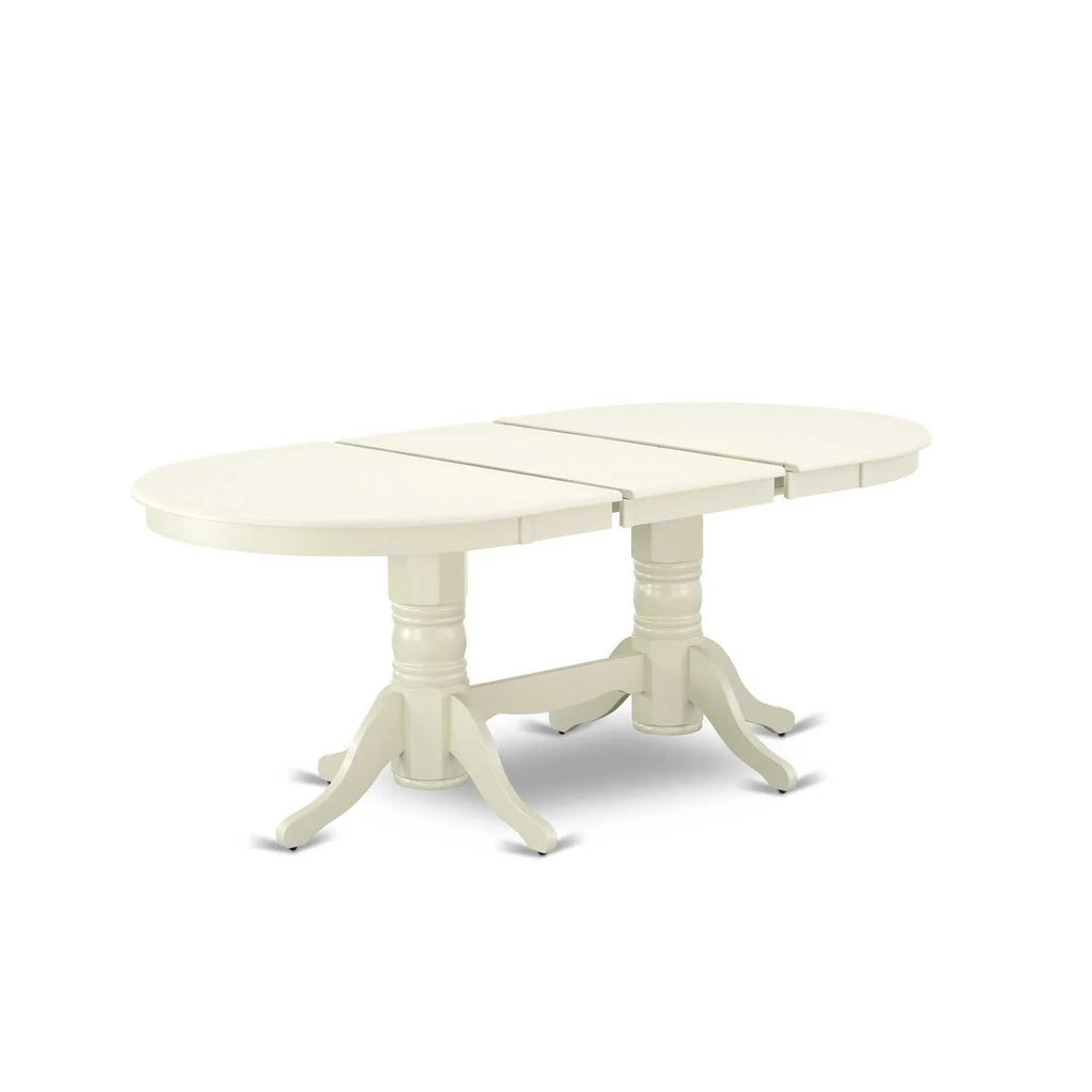 5 Piece Kitchen Table Set with Oval Dining Table and 4 Chairs F933774