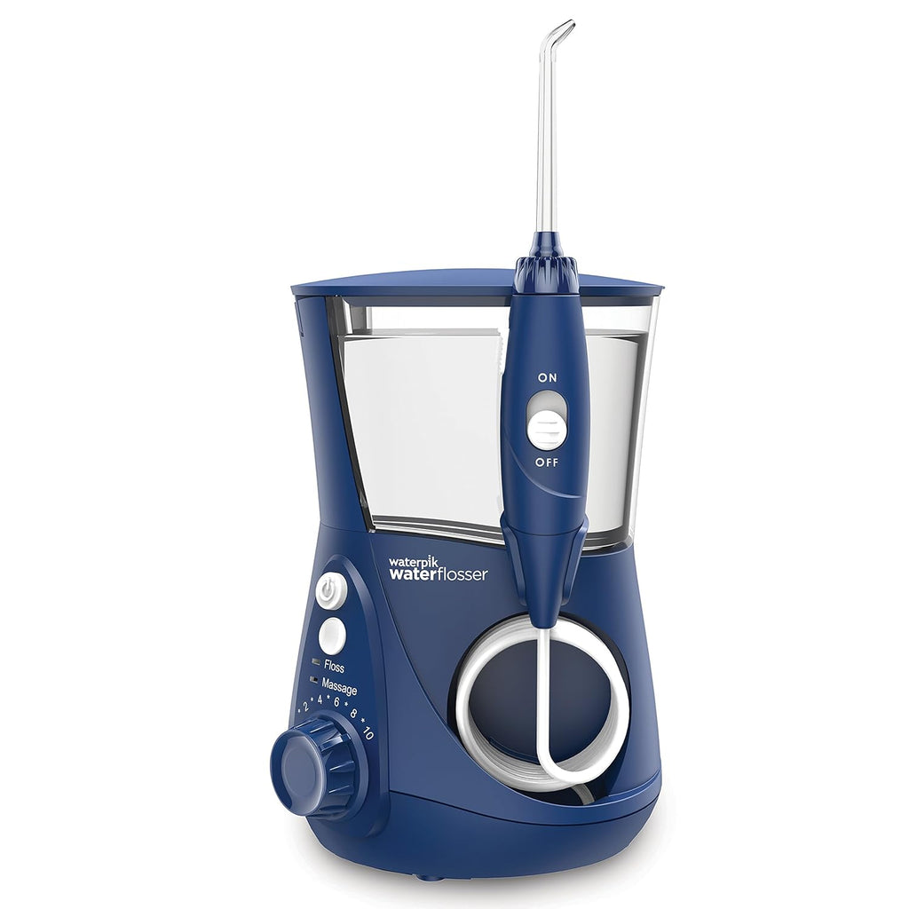 Black Electric Water Flosser with 10 Settings, 7 Tips, Pack of 2 T692