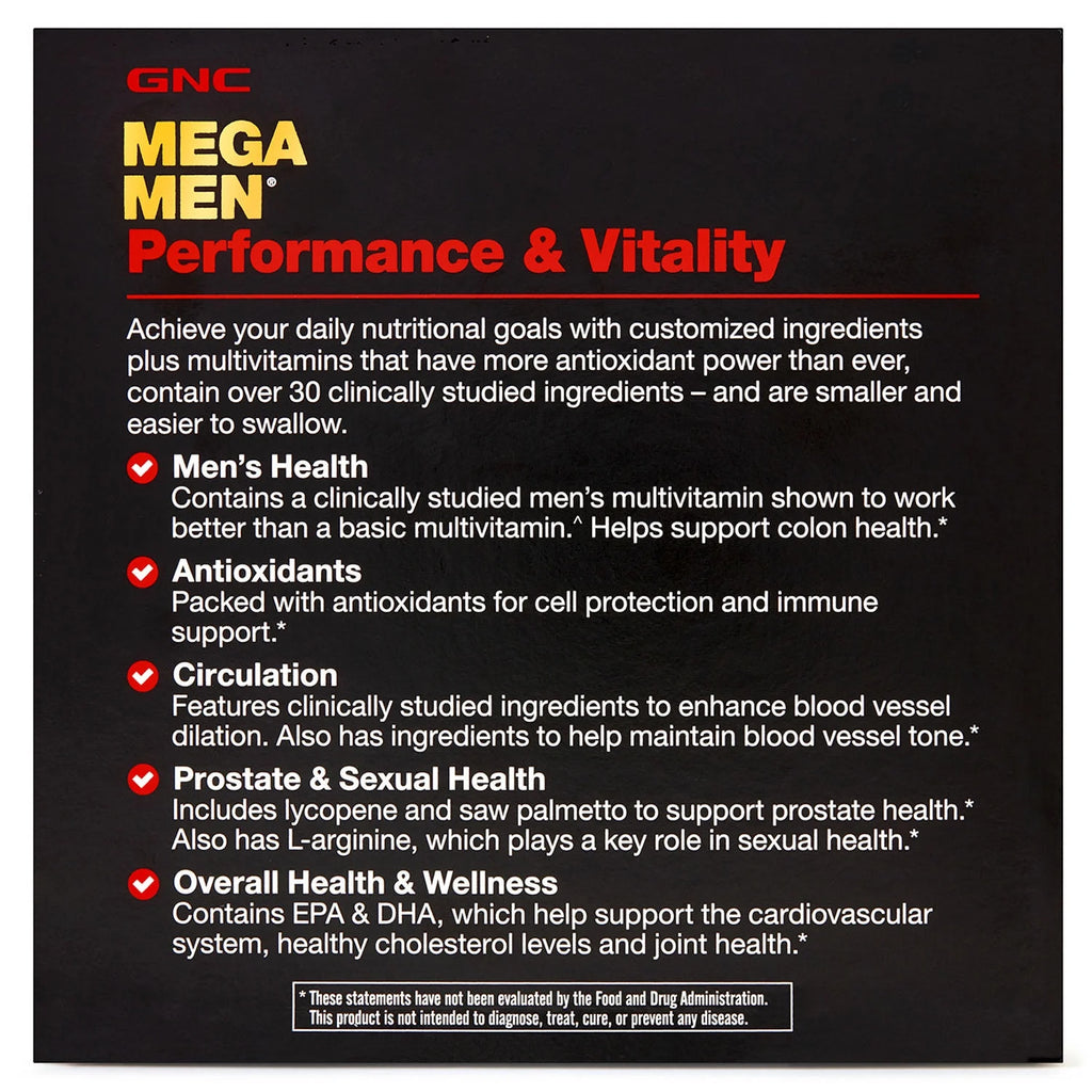 Mega Men Performance & Vitality Vitapak F707363