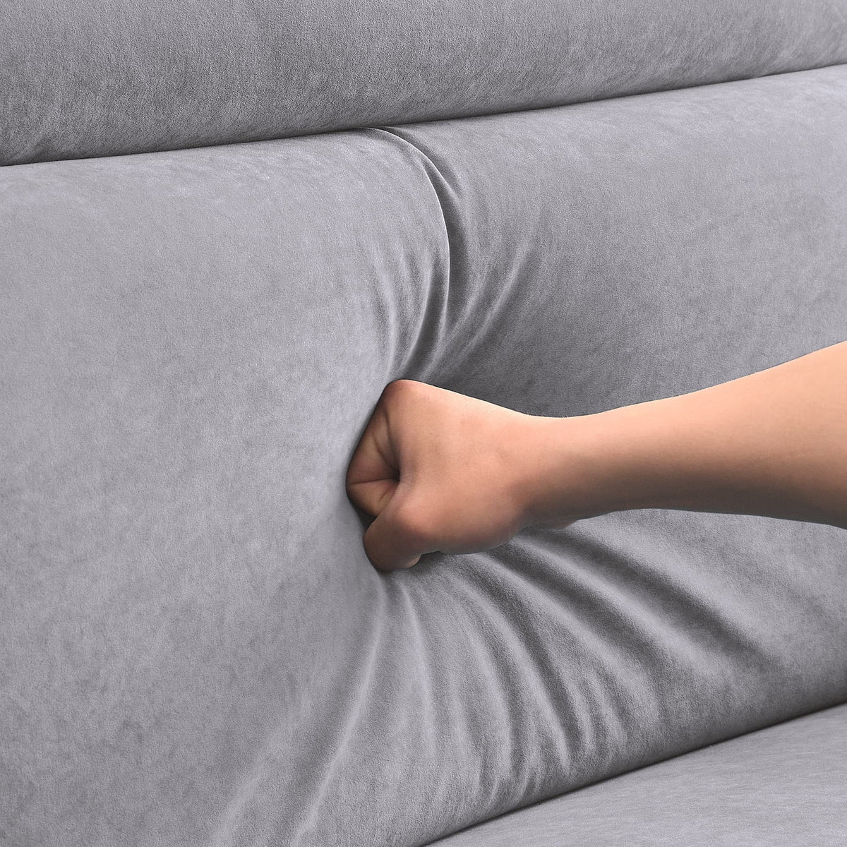 Velvet Sectional Sofa Couch V57858