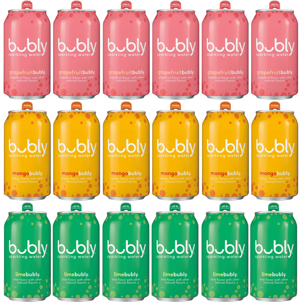Tropical Sparkling Water Variety Pack, 12 fl oz, 18 Pack Cans L68662