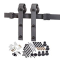 Matte Black Door Barn Hardware Kit K926