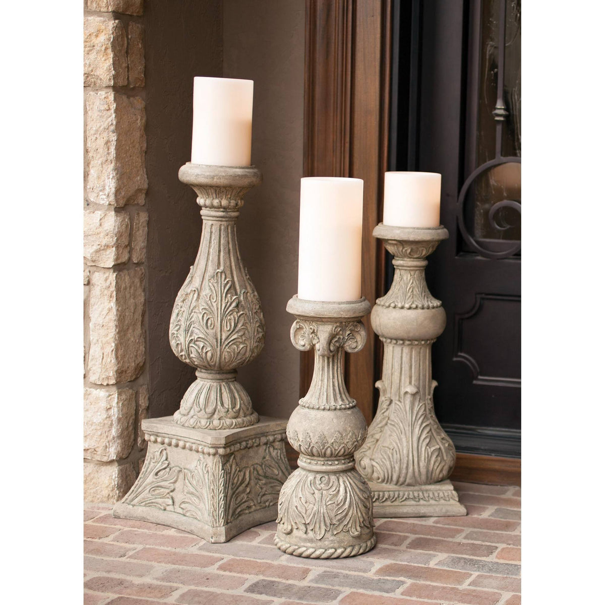 30in Floor Candlestick G115614