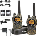 50 Channel Waterproof GMRS Two-Way Radio Black/Silver Pair Pack Z38803