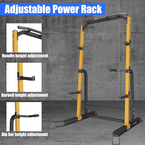 Heavy Duty 1000LB Power Cage Squat Rack with Adjustable Pull-Up Bar P552
