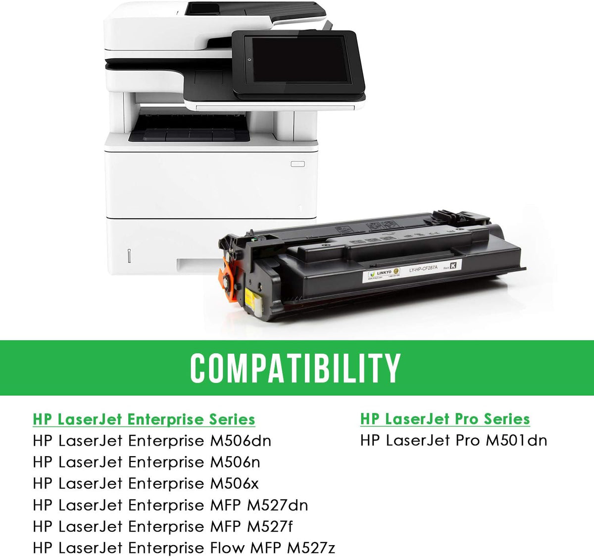 Compatible Toner Cartridge Replacement (Black, 2-Pack) Z8684