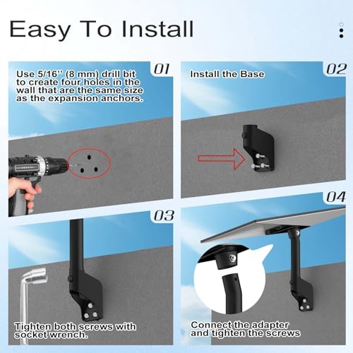 360° Rotatable Black Starlink Roof Mount G5007
