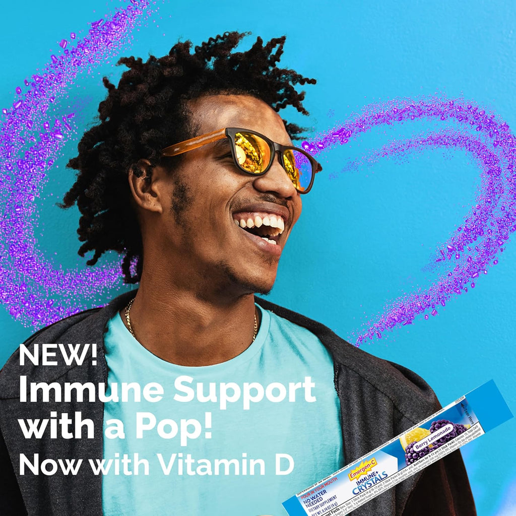 Berry Lemonade Vitamin C Supplement with Zinc, 28 Stick Packs X686