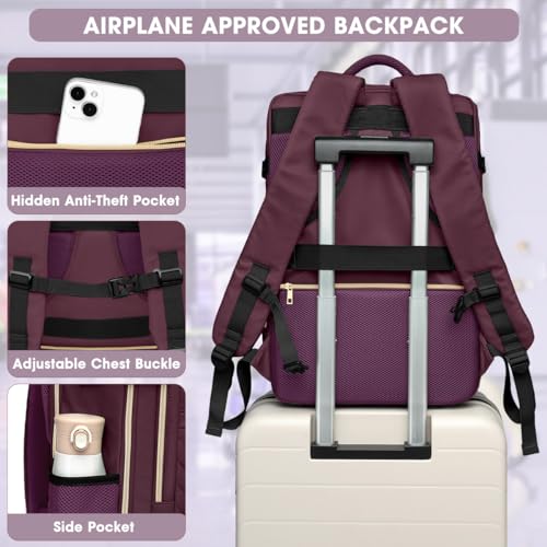 Light Blue Waterproof Travel Backpack X1007