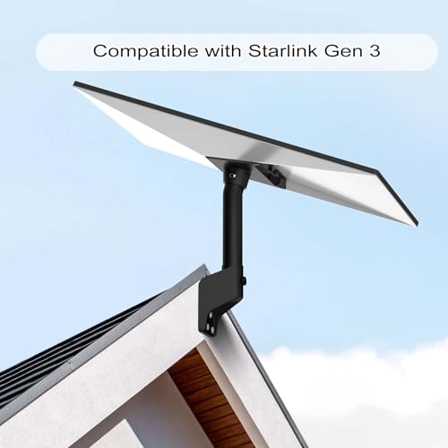 360° Rotatable Black Starlink Roof Mount G5007