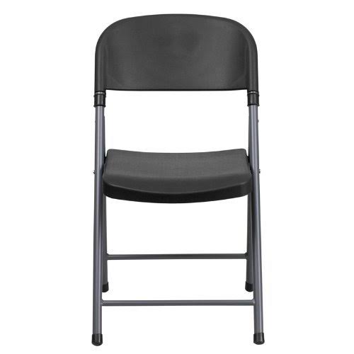 Black Plastic Folding Chair E3563