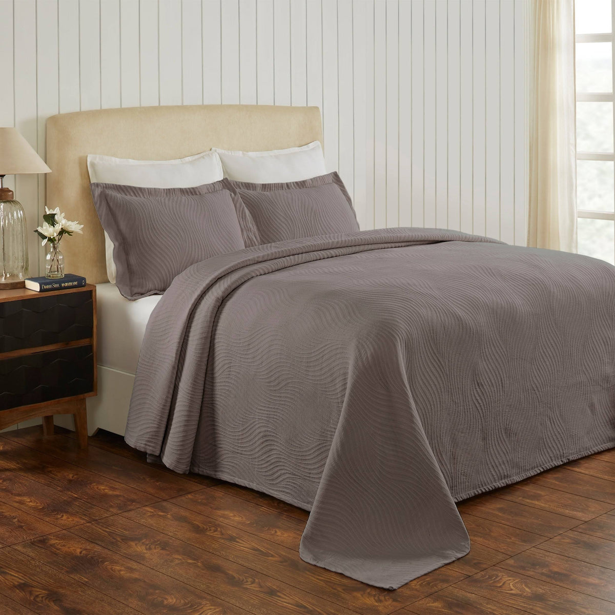 Cotton Jacquard Matelasse Bedspread Set O72781