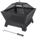 26x22 Square Wood Burning Fire Pit P761
