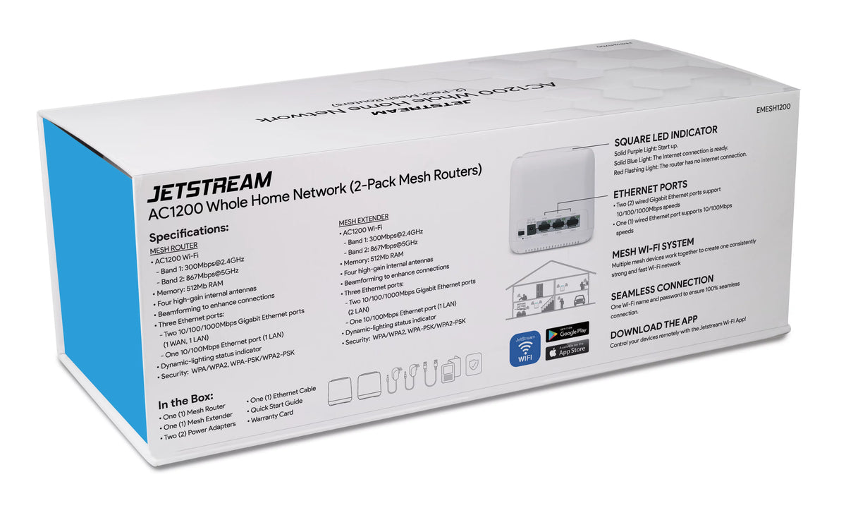 AC1200 Whole Home WiFi Mesh Routers 2-Pack C3289