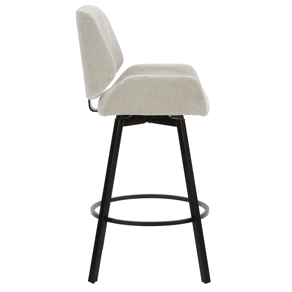 Rust Fabric Bentwood and Metal Side Chair Set of 2 P93226