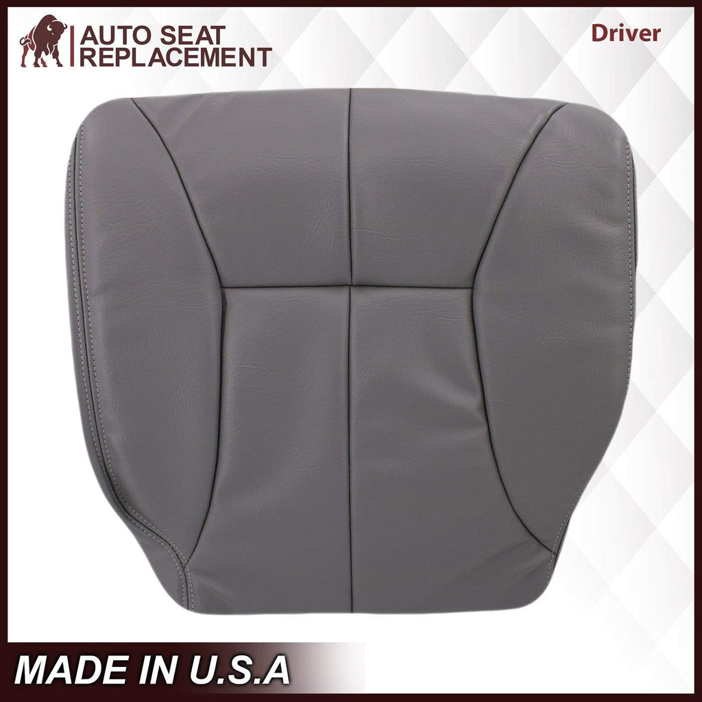 Synthetic Leather Seat Cover for Dodge Ram 1500 2500 3500, Driver Bottom, Mist Gray Y200675