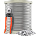 400FT 1/8 T316 Stainless Steel Wire Rope Cable with Cable Cutter N72598