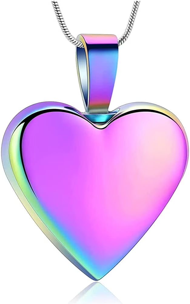 Heart Urn Necklace Cremation Jewelry V3151