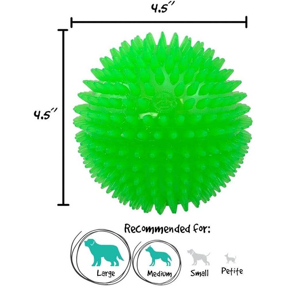Large Squeak & Light Ball Dog Toy O5664