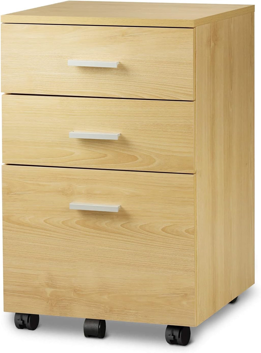 3 Drawer Wood Mobile File Cabinet W909128