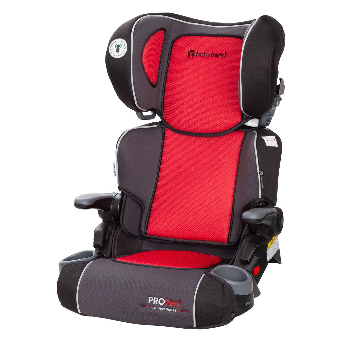 Red Folding High Back Booster Car Seat I5980
