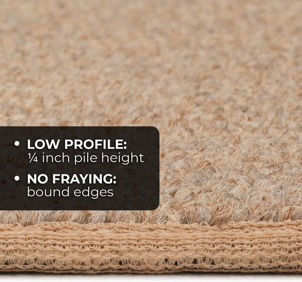 Skid-Resistant Carpet Runner - Pebble Beige - 10 Feet X 36 Inches D50574