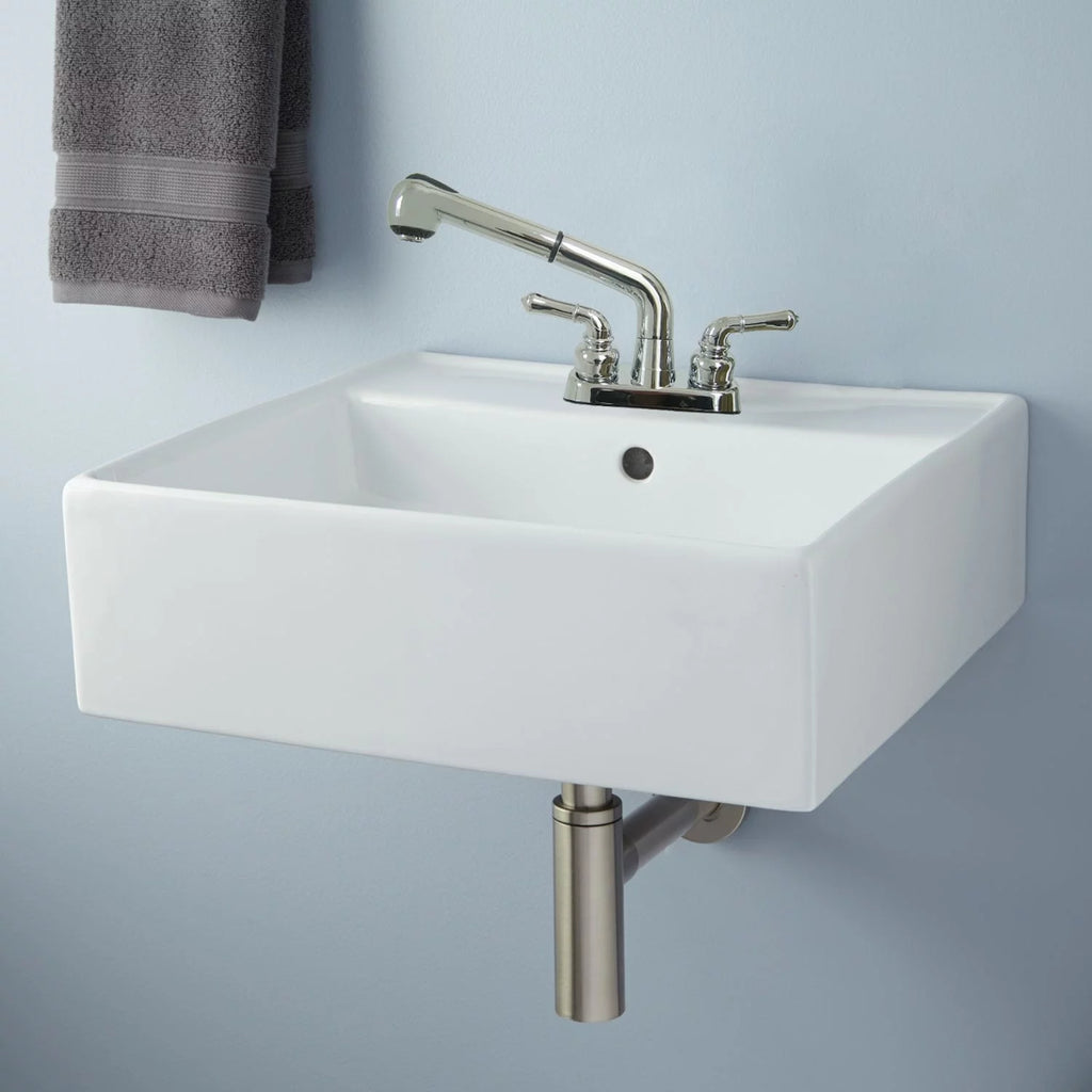 Universal Laundry Tub Faucet with Pull Out Spray Spout A859315