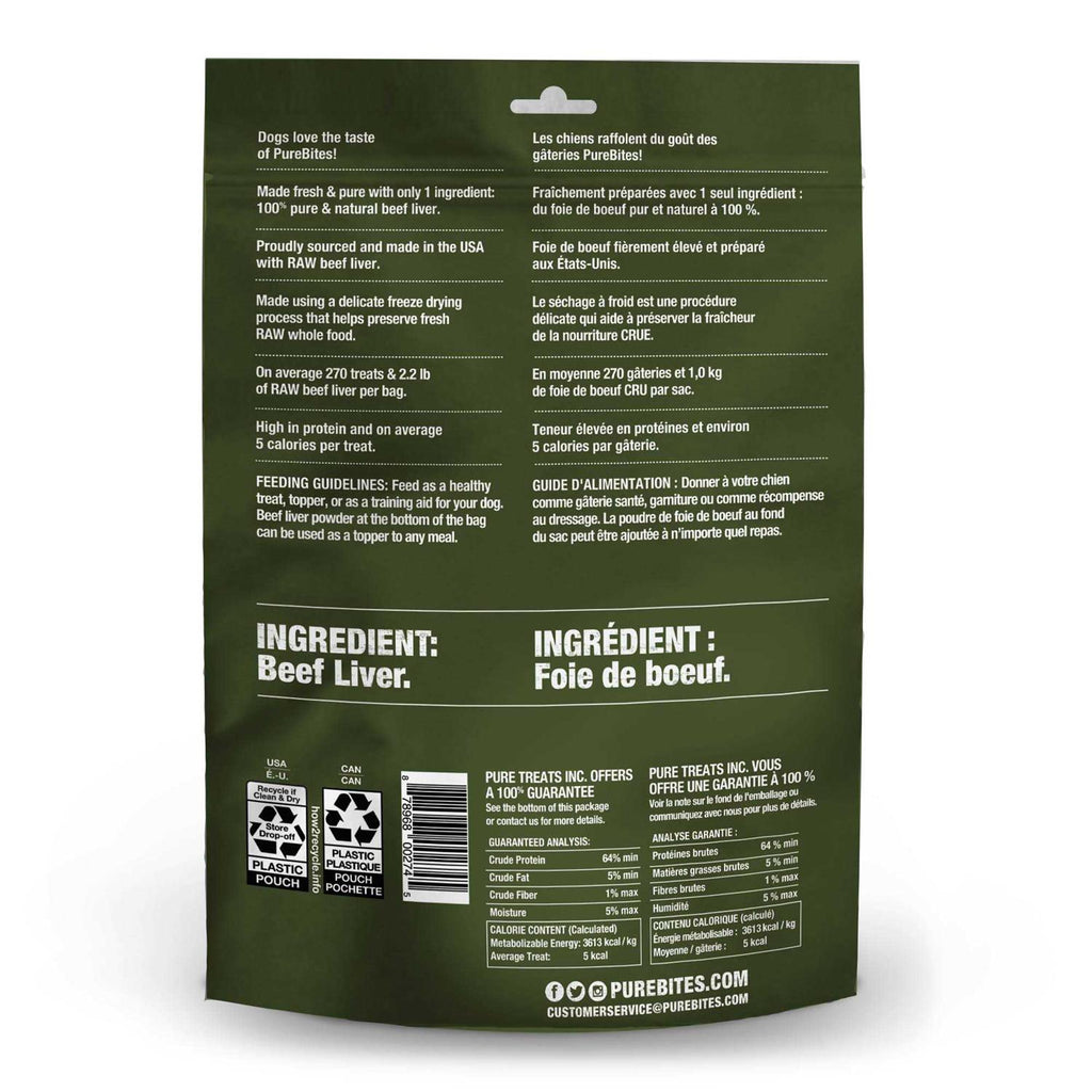 Freeze Dried Beef Liver Dog Treats L26142