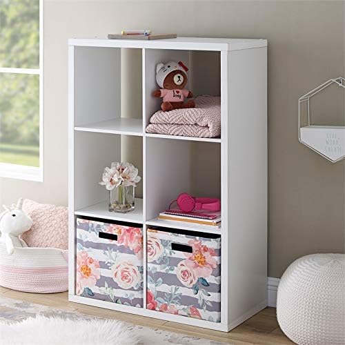 White Wood Storage Cabinet O4730
