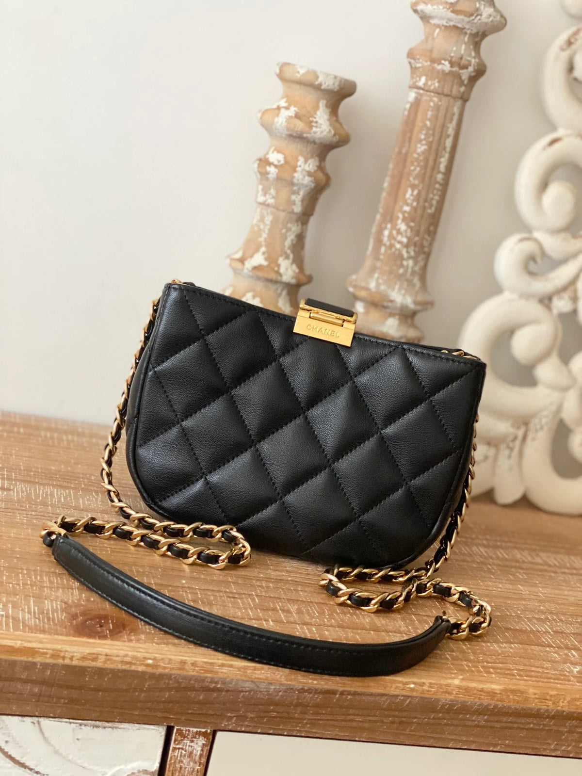 Small Hobo Bag Black G94477