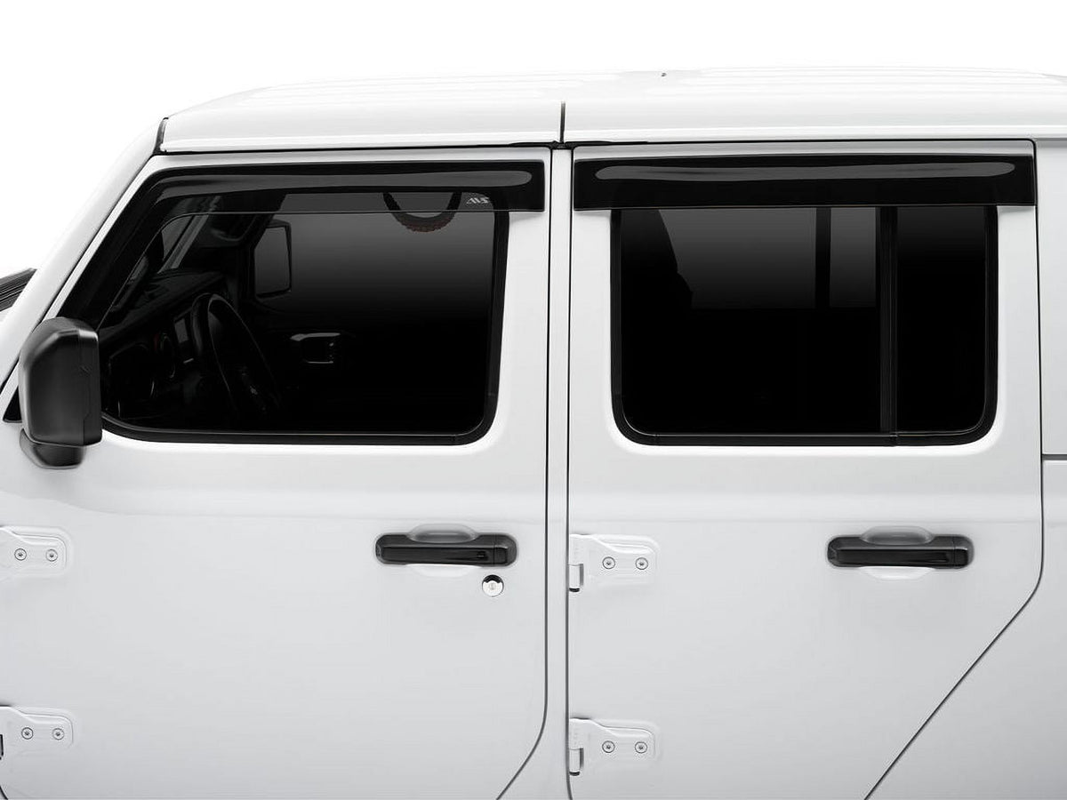 4-Piece Dark Smoke Ventvisor Side Window Deflector L24426