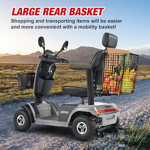 Grey 4-Wheel Electric Mobility Scooter R7073
