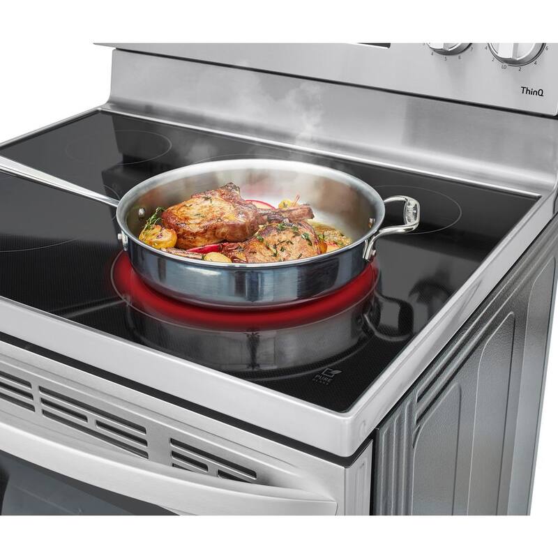 6.3 cu. ft. Smart Wi-Fi Fan Convection Electric Range with AirFry Stainless Steel U10362