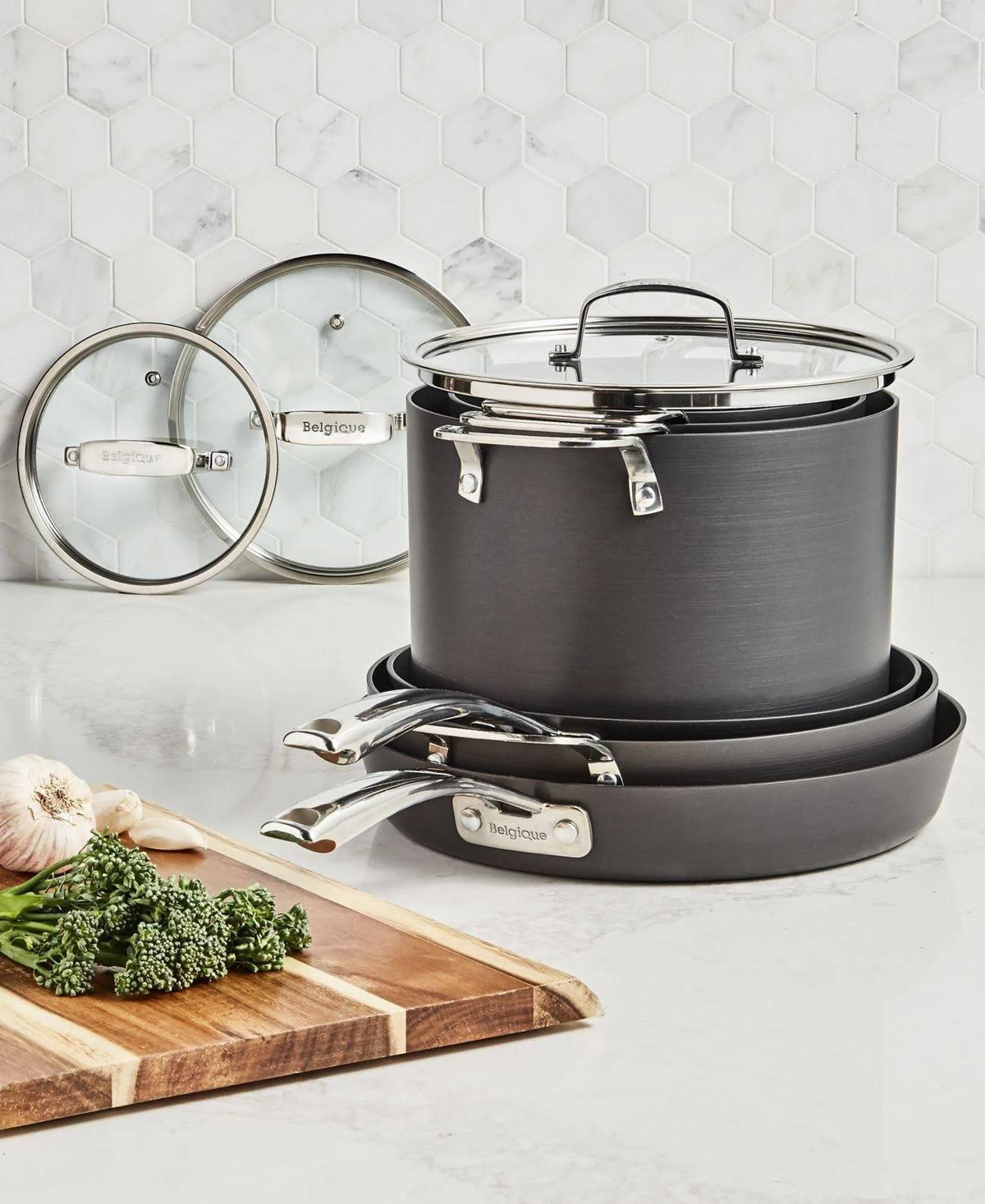 10-Piece Nonstick Aluminum Cookware Set G7338