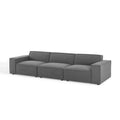 Charcoal Grey Fabric Modular Sofa A5208