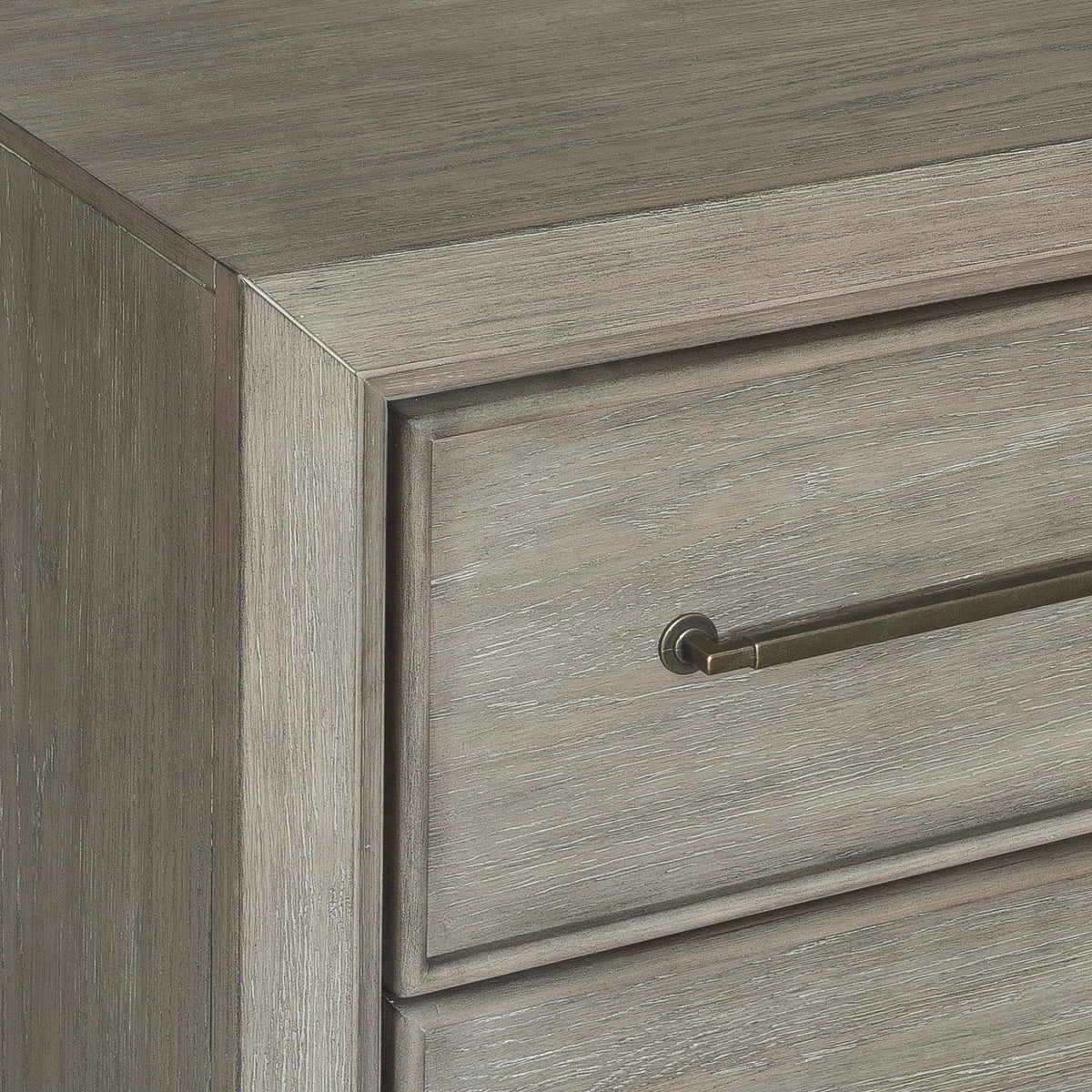 Gray Wood 6 Drawers Dresser J57233