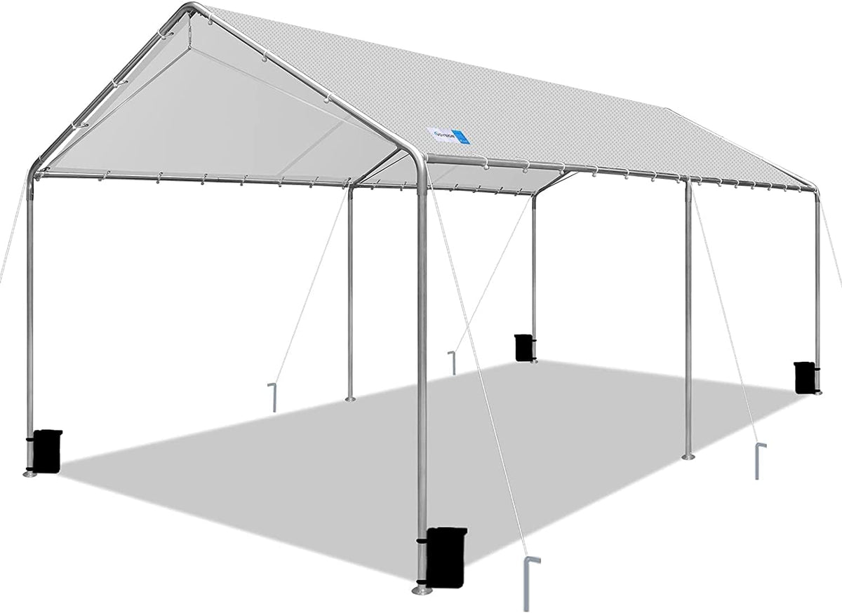 Green 10 X 20 Ft Carport U394746