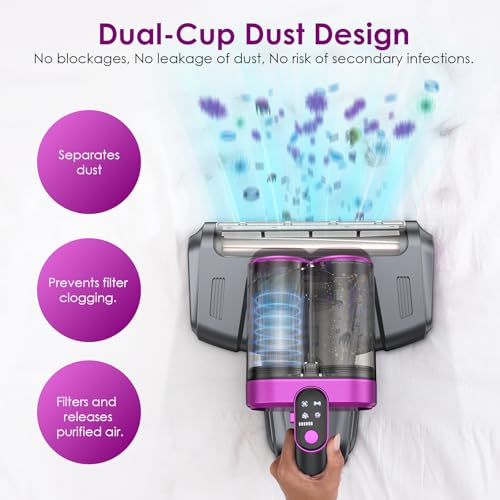 Cordless Mattress Vacuum Cleaner with 18Kpa Suction V77332