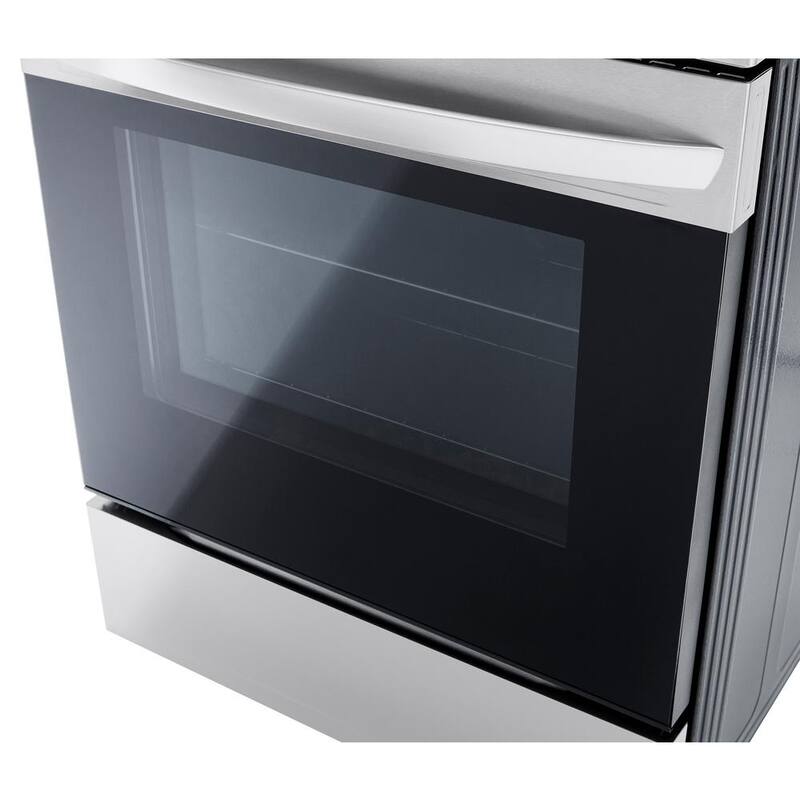 6.3 cu. ft. Smart Wi-Fi Fan Convection Electric Range with AirFry Stainless Steel U10362