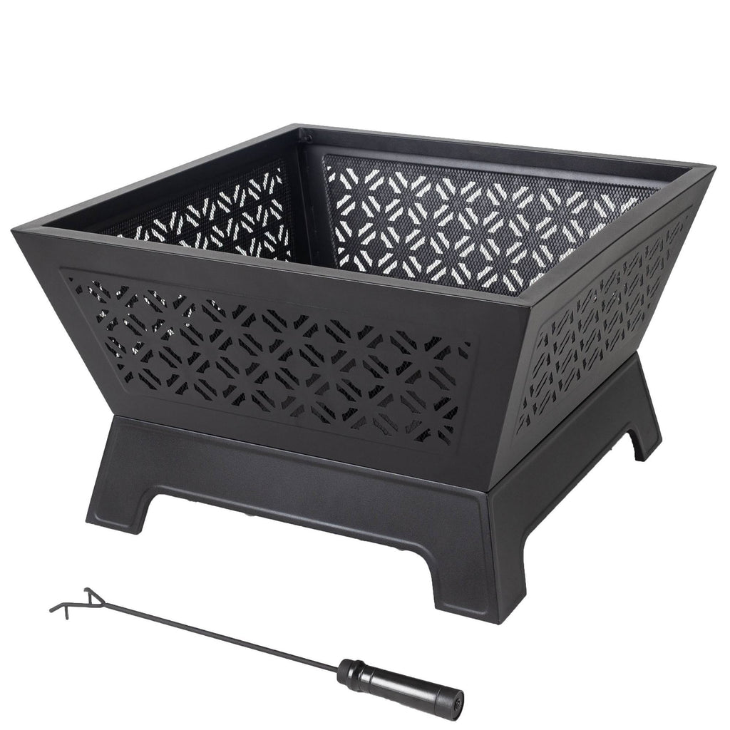 26x22 Square Wood Burning Fire Pit P761